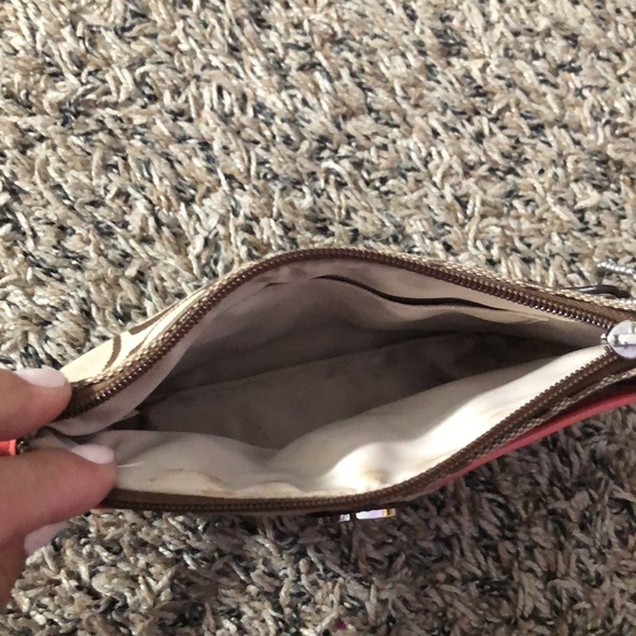 Coach Brown Wristlet - Picture 3 of 3
